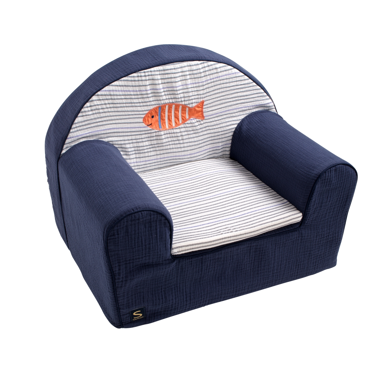 Fauteuil club Baby Sailor BLEU Sauthon