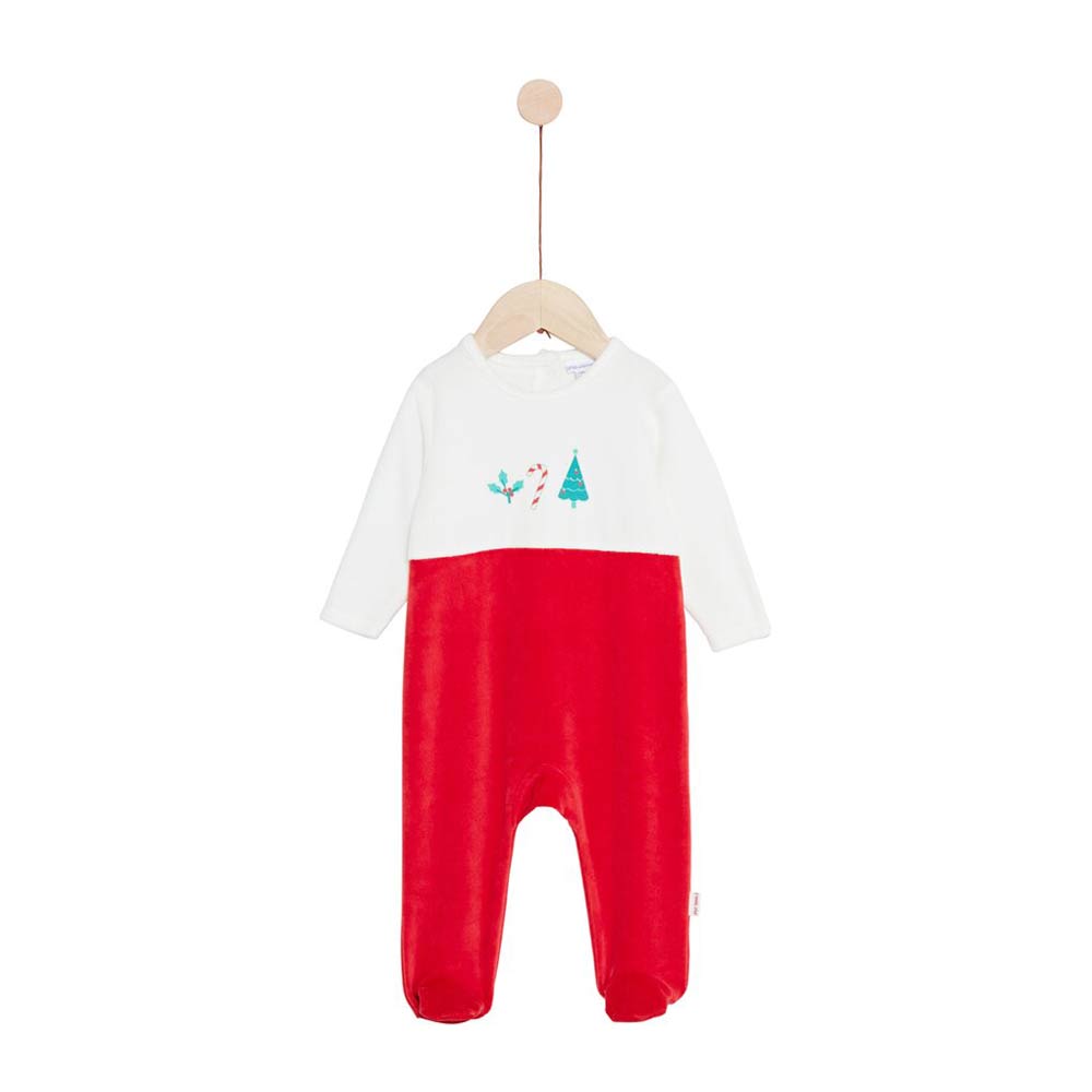 P’tit bisou - Pyjama Noël ROUGE P’tit bisou