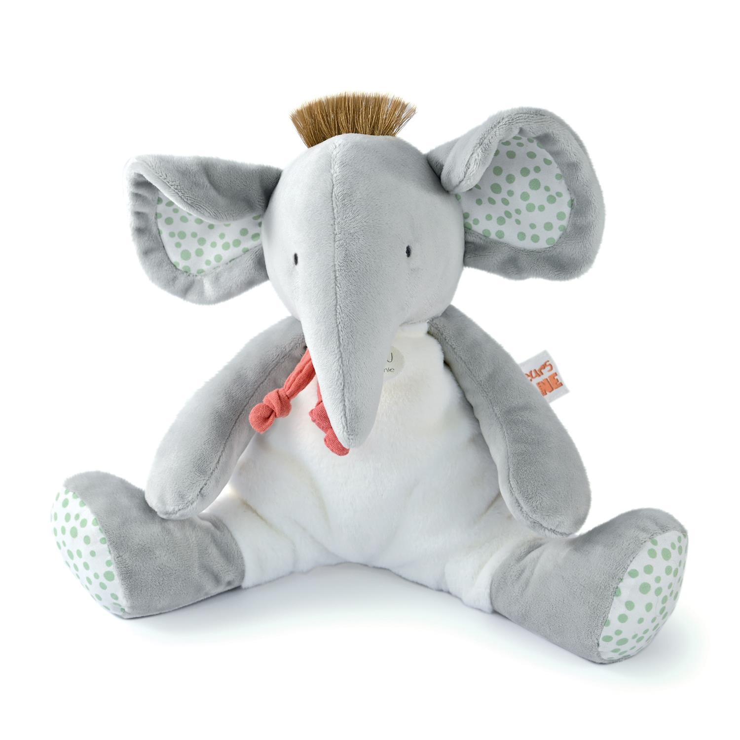 Doudou & Compagnie - Peluche Elephant GRIS Doudou & Compagnie