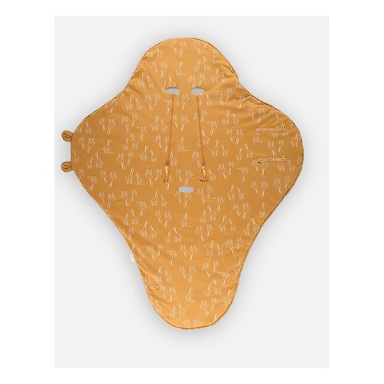 Noukie's Couverture promenade Mix & Match jersey bio Ocre  Noukie's Couverture promenade Mix & Match jersey bio Ocre