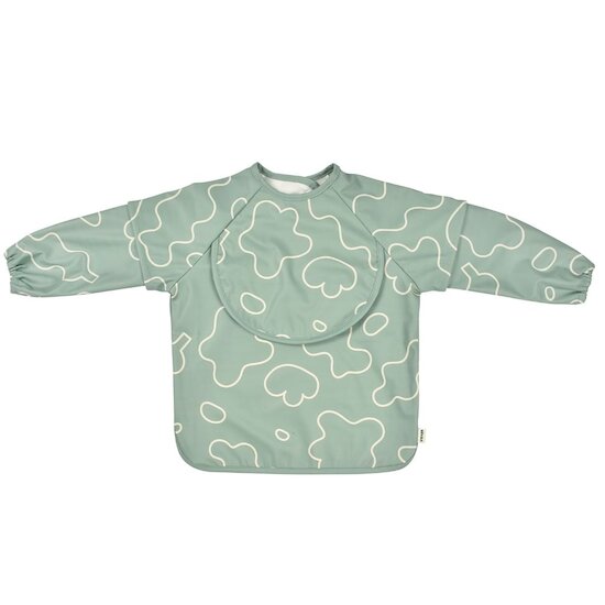 Béaba Bavoir à manches Sage Green  Béaba Bavoir à manches Sage Green