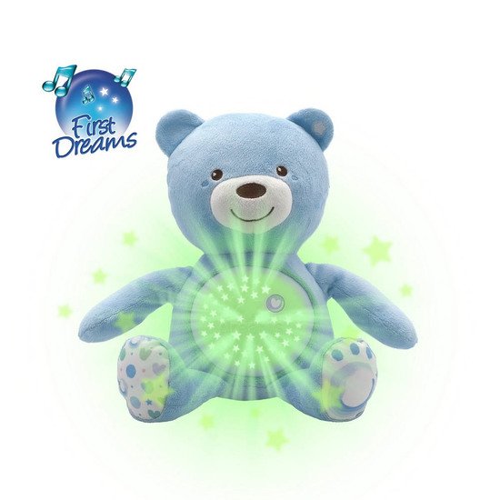 Chicco Ourson projecteur First Dreams Bleu 