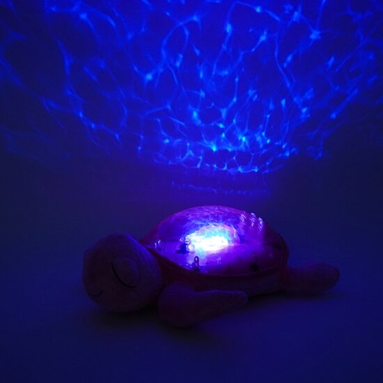 Cloud b Veilleuse projection musicale Tranquil Turtle Rose  Cloud b Veilleuse projection musicale Tranquil Turtle Rose