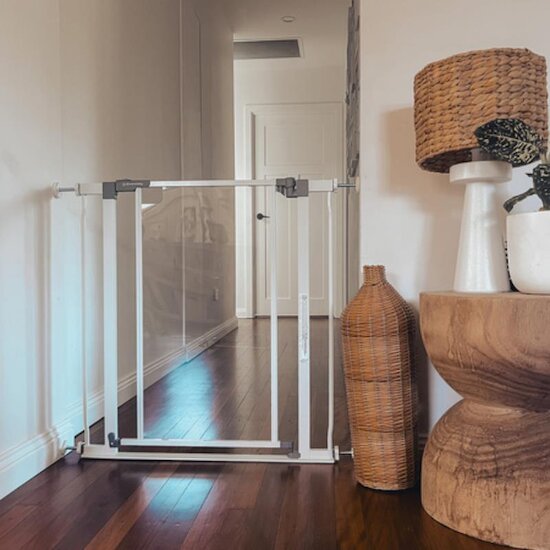 Dreambaby Barrière de sécurité Clear Panel Blanc 