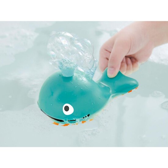 Hape Jouet de bain Baleine à bulles Bleu  Hape Jouet de bain Baleine à bulles Bleu