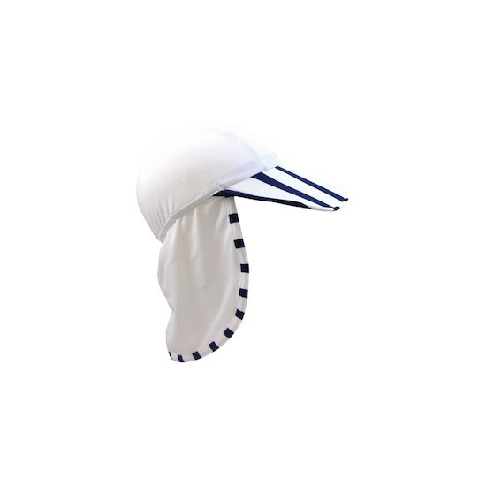 Les Petits Protégés Casquette anti UV Sophie en croisière Marine-Blanc 0-6 mois