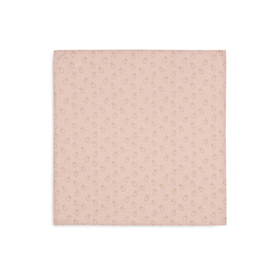 Jollein Lot de 3 Langes Gaze de Coton Miffy Silhouettes  Wild Rose 70x70 cm Jollein Lot de 3 Langes Gaze de Coton Miffy Silhouettes  Wild Rose 70x70 cm