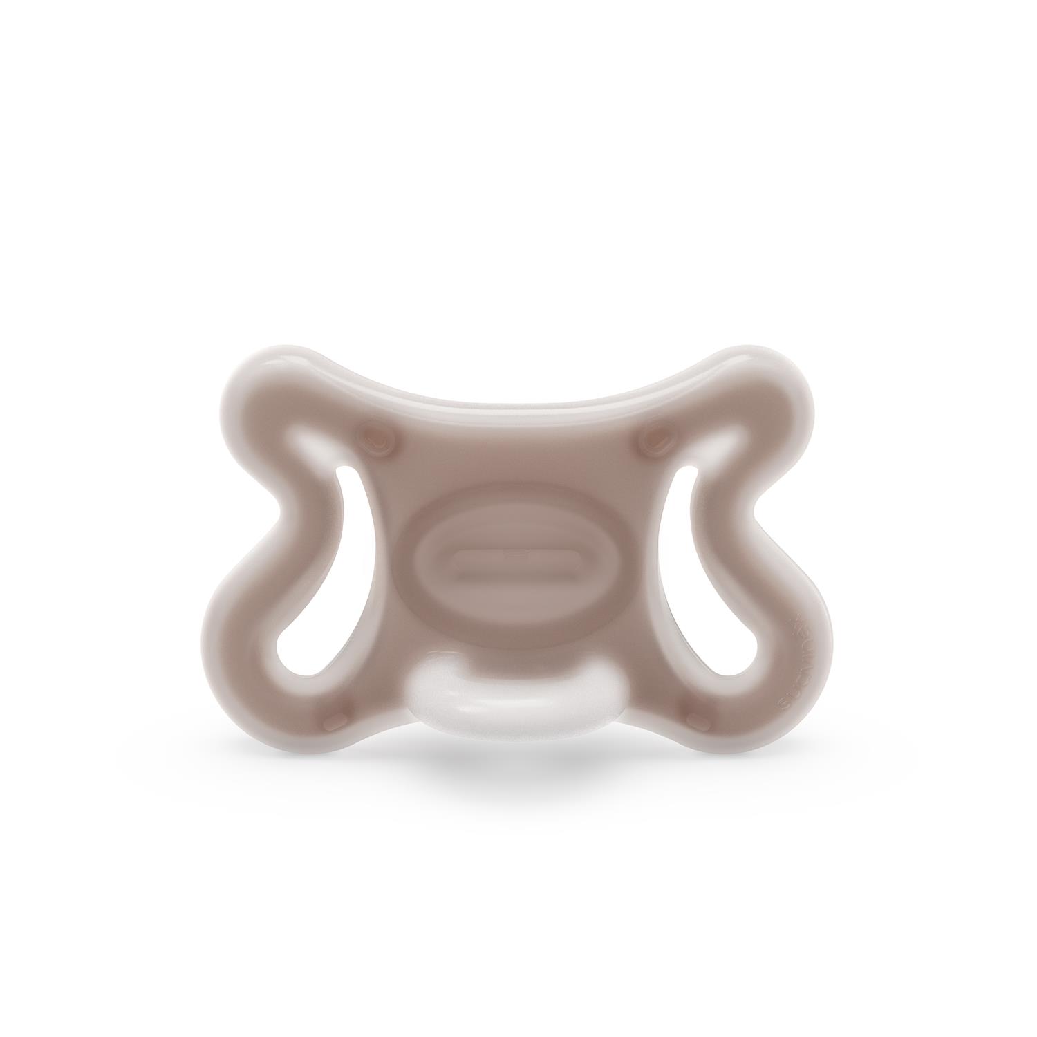 Suavinex - Sucette Zero.Zero Symetrique Silicone MARRON Suavinex