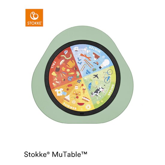 Stokke Puzzle pour Table MuTable 4 saisons Multicolore 
