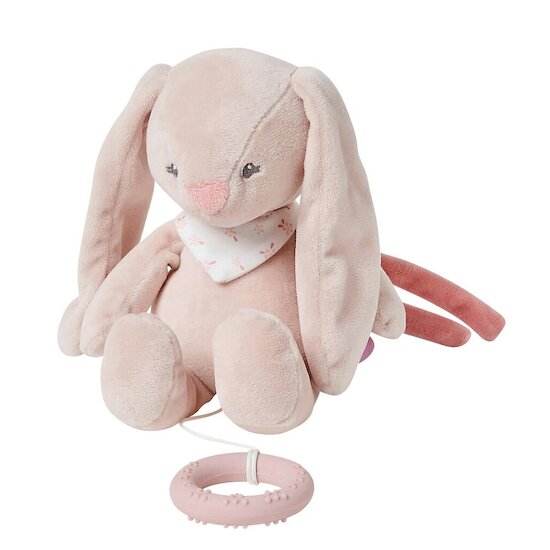 Nattou Mini musical lapin Pomme Alice et Pomme Beige 18 cm