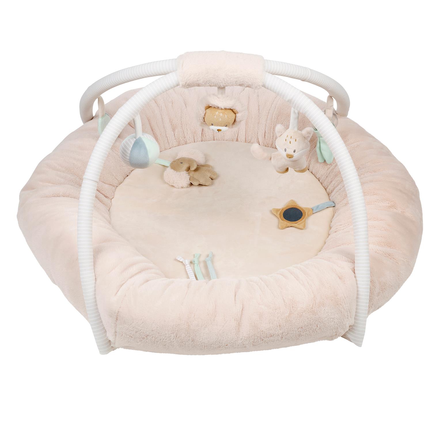 Tapis pouf avec arches BEIGE Nattou