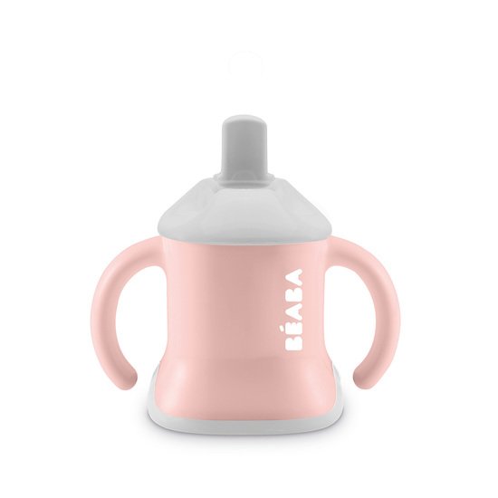 Béaba Tasse evoluclip 3 en 1 Old Pink   Béaba Tasse evoluclip 3 en 1 Old Pink