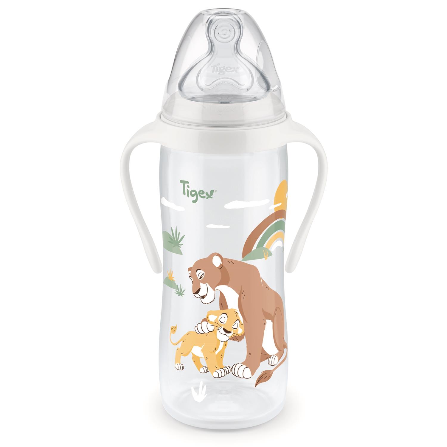 Biberon col large poignées liquide épais Simba BLANC Tigex