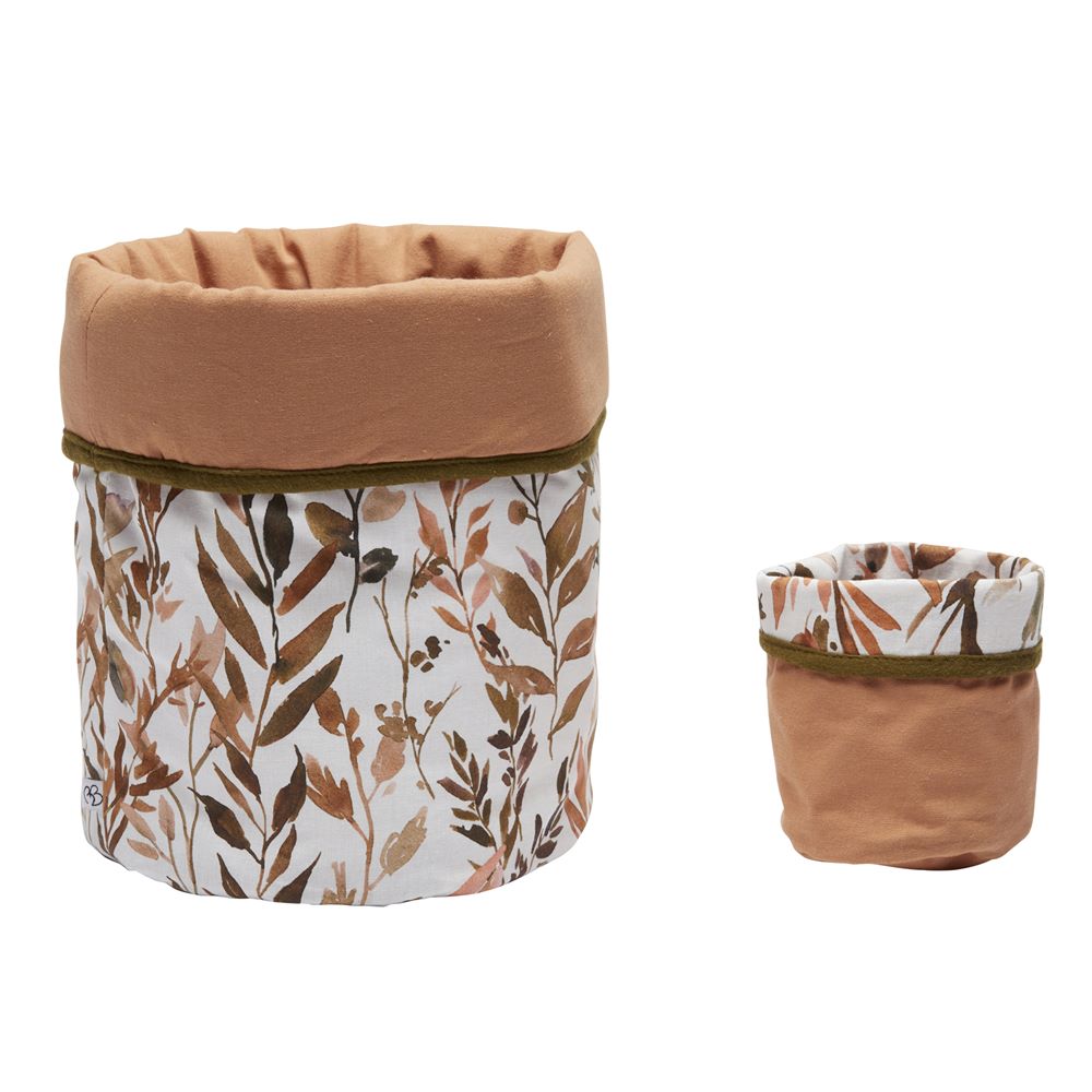 BB & Co - Set 2 Corbeilles de rangement MARRON BB&Co