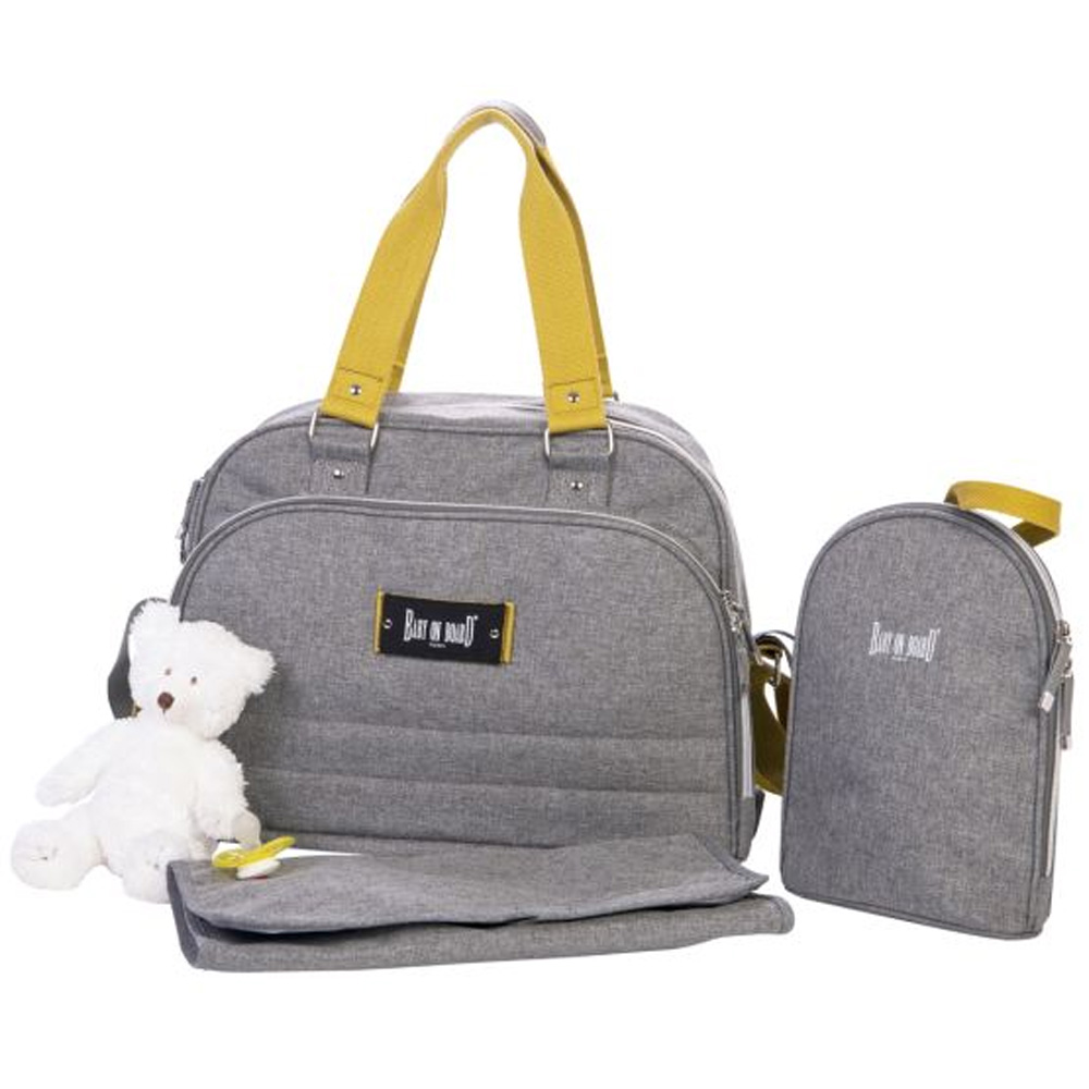 Baby on board - Sac à langer Urban GRIS Baby on board