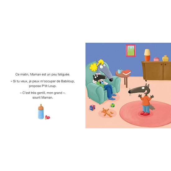 Auzou P'TIT LOUP AIME SA PETITE SOEUR   Auzou P'TIT LOUP AIME SA PETITE SOEUR