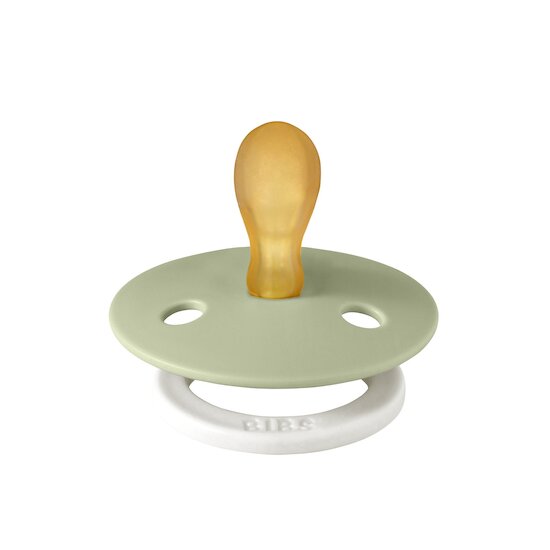 BIBS Tétines Colour Caoutchouc naturel Symétrique Sage Glow 