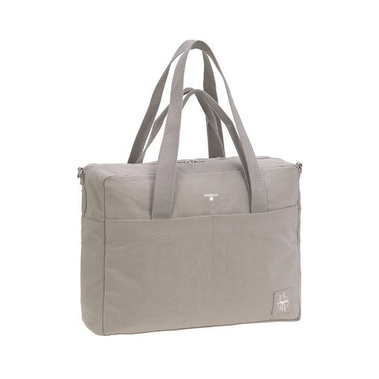 Lässig Sac à langer Coton Essential green label taupe 