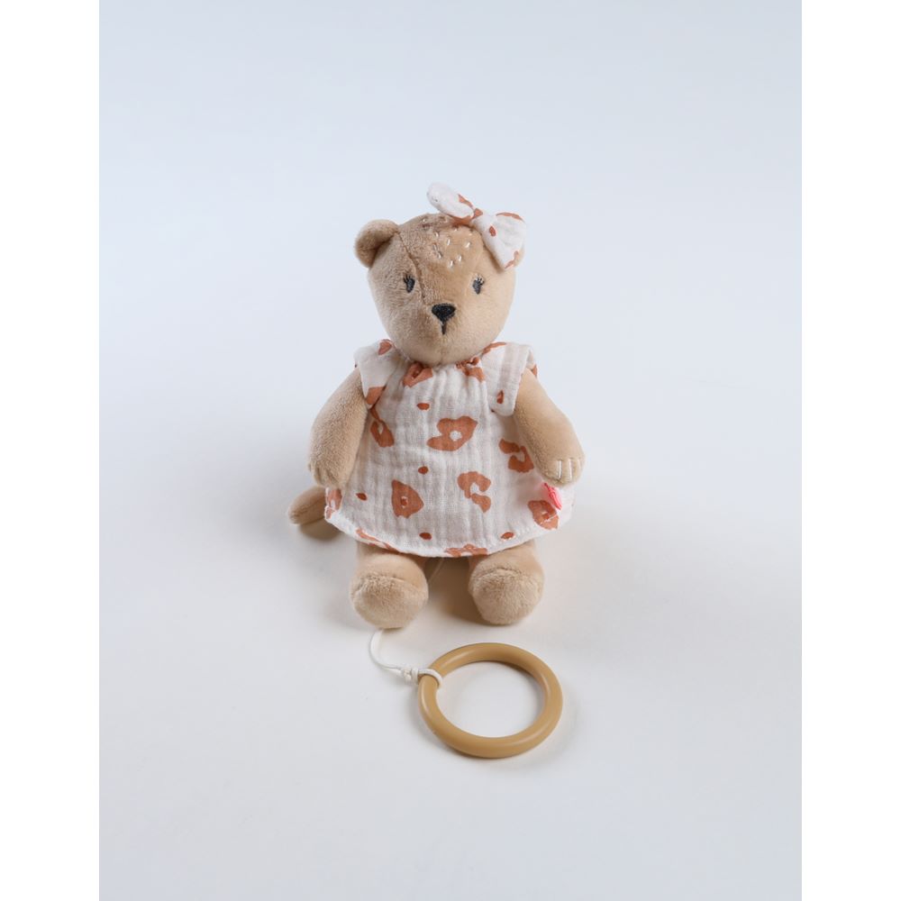 Noukie's - Peluche Mini musicale veloudoux Kendi BEIGE Noukie's