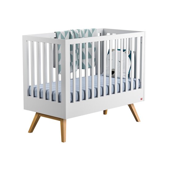 Vox Lit II Nature baby Blanc/Bois 70x140 cm