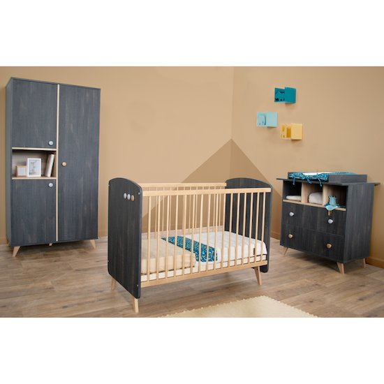 Lit 70x140 Transformable Sommier 3 Positions Senja Domiva De Domiva