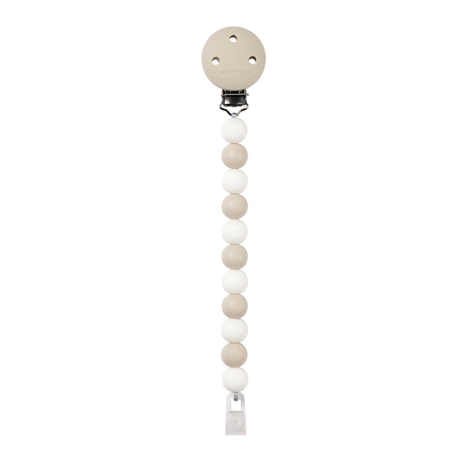 Attache tétine silicone VERT Nattou