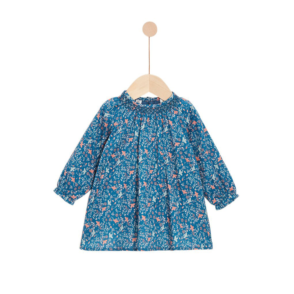 Marèse - Robe et Leggings Poésie d'Automne BLEU Marèse