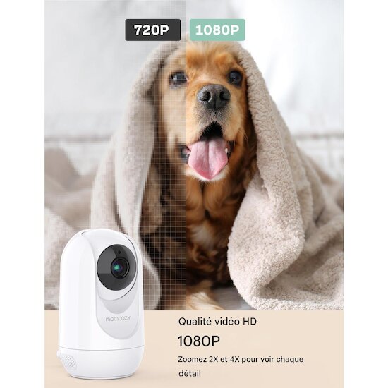 Momcozy Caméra pour BM03 Blanc  Momcozy Caméra pour BM03 Blanc