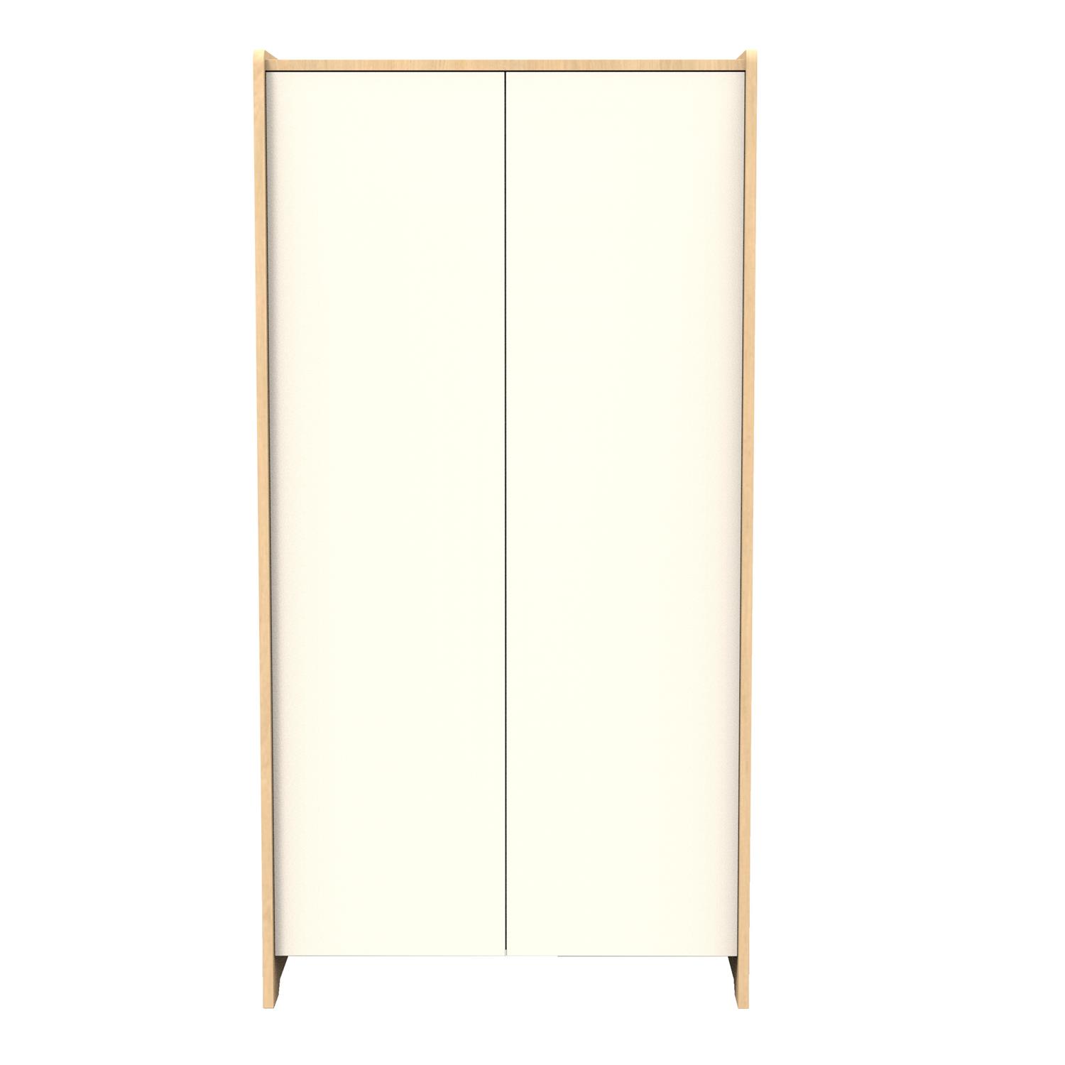 Armoire 2 portes vanille MARRON Sauthon