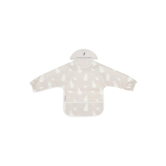 Jollein Bavoir à manches imperméable Miffy Nougat  Jollein Bavoir à manches imperméable Miffy Nougat