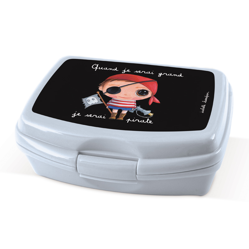 Lunch Box en plastique - New pirate NOIR Label'tour