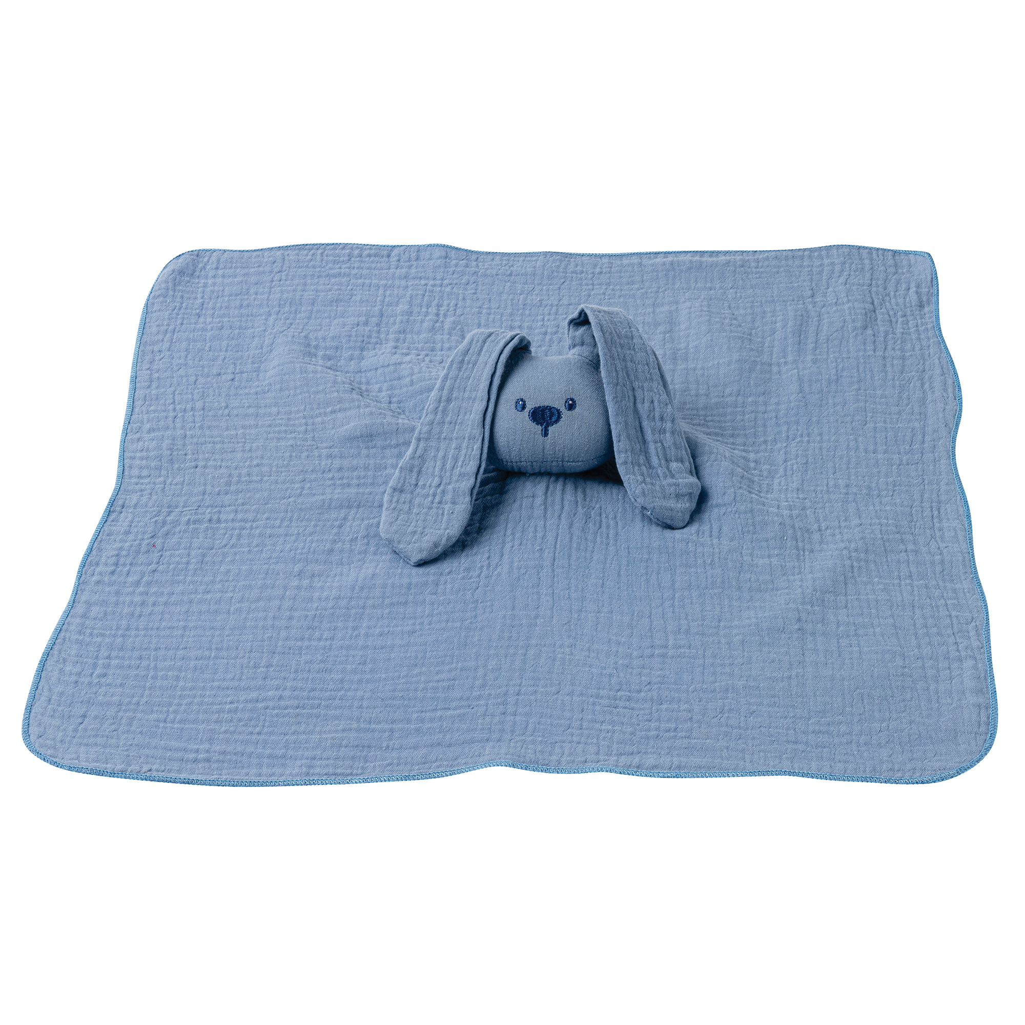Doudou tissu lange bleu BLEU Nattou