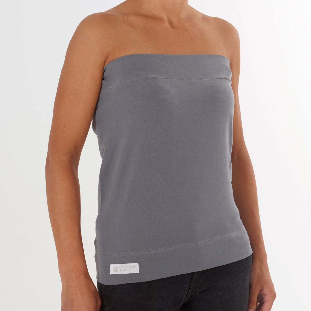 Bandeau peau à peau Tube GRIS Candide