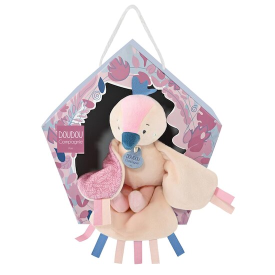 Doudou & Compagnie Doudou Cui-Cui avec son Rose 22 cm