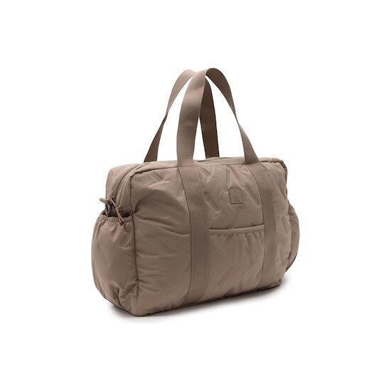 Jollein Sac à langer Embossed Lily Milky Coffee  Jollein Sac à langer Embossed Lily Milky Coffee