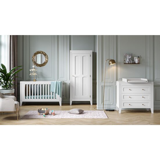 Vox Armoire 1 porte Milenne  Blanc  Vox Armoire 1 porte Milenne  Blanc