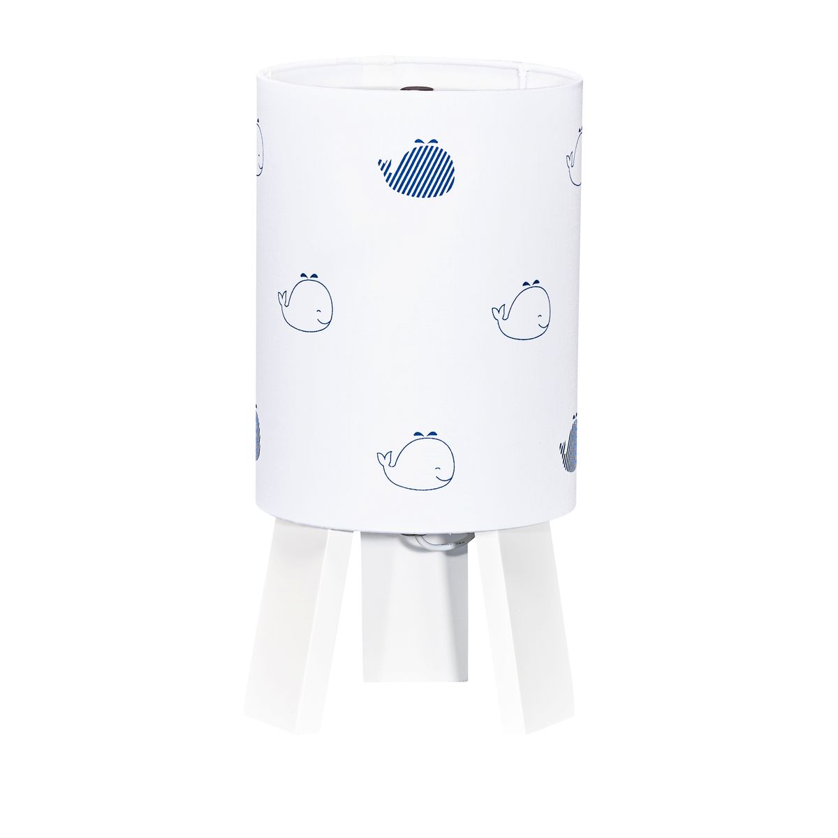 Lampe de chevet Blue baleine BLANC Sauthon