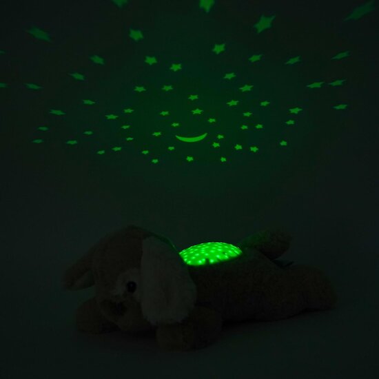 Cloud b Peluche veilleuse à projections étoilées Dream Buddies Patch Puppy Beige  Cloud b Peluche veilleuse à projections étoilées Dream Buddies Patch Puppy Beige