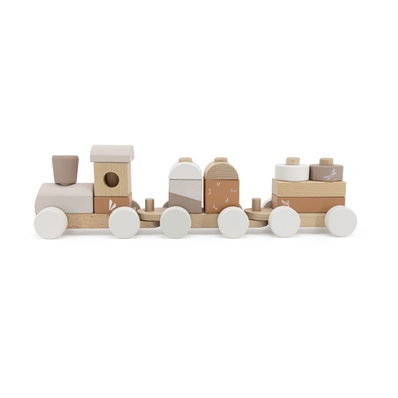 Train en bois MARRON Label Label