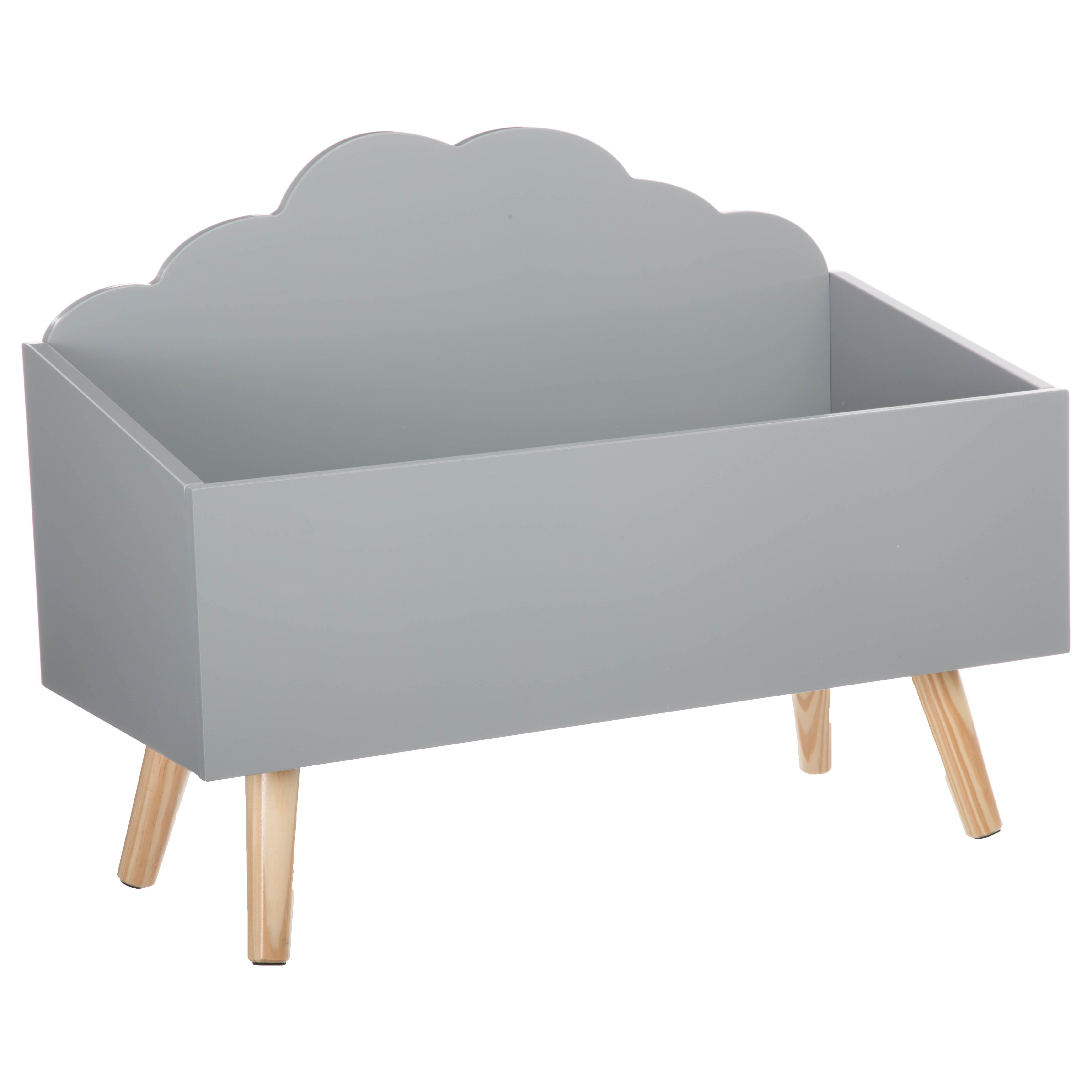 Coffre de rangement nuage GRIS Atmosphéra créateur d'intérieur for kids
