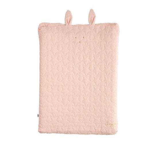 Sauthon Original Housse de matelas à langer réctangulaire Rose Quartz  Sauthon Original Housse de matelas à langer réctangulaire Rose Quartz