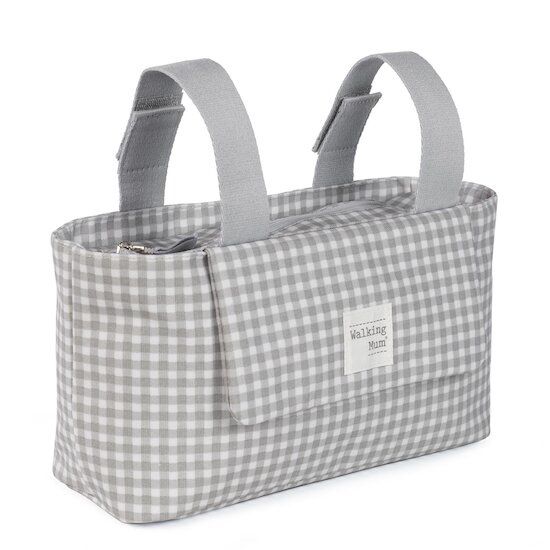 Walking Mum Sac Organisateur I Love Vichy Gris  Walking Mum Sac Organisateur I Love Vichy Gris