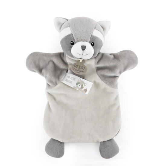 Doudou & Compagnie Doudou marionnette Gris 25 cm