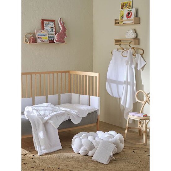 BB&Co 2 bavoirs naissance en gaze Vintage Chic  BB&Co 2 bavoirs naissance en gaze Vintage Chic