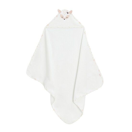 P’tit bisou Cape de bain PCF Blanc 