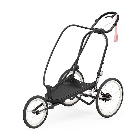Cybex Châssis et structure de siège poussette Zeno Black Détails Rose  Cybex Châssis et structure de siège poussette Zeno Black Détails Rose