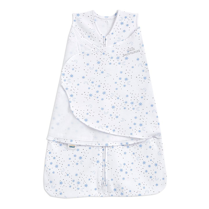 Lange d'emmaillotage 3 en 1 HALO® SleepSack® TOG 1,5 100% Coton BLEU Aden et Anais