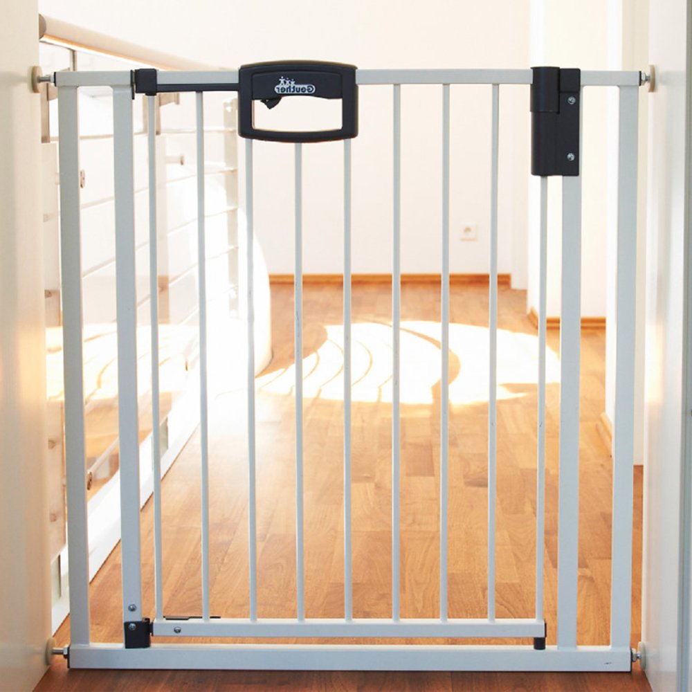 Barrière Easylock métal+ pour porte BLANC Geuther