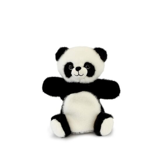 Histoire d'Ours Peluche Mario Panda Podcolle Blanc 24 cm