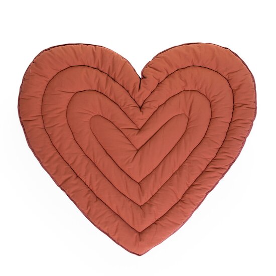 Childhome Tapis de jeu Coeur red 120 cm